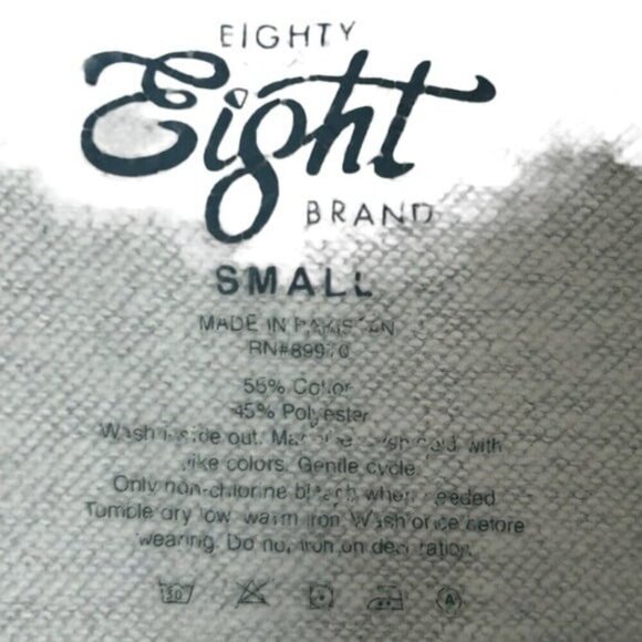 Eighty Eight Men SZ S Jogger Hoodie Mushroom Sweatshirt "HAVE A NICE TRIP" Fairy - Picture 4 of 8